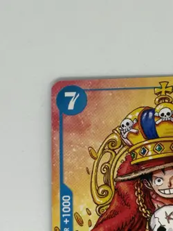Monkey.D.Luffy 2nd Anniversary Stamped Promo P-043 - One Piece TCG - English MP - Image 2