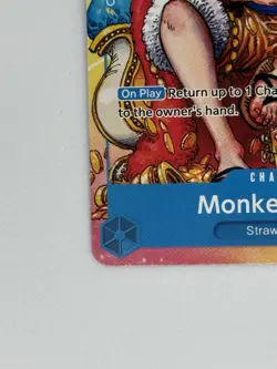 Monkey.D.Luffy 2nd Anniversary Stamped Promo P-043 - One Piece TCG - English MP - Image 4