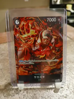 One Piece TCG Sakazuki Alt Art Japanese OP02-099 SR Paramount War - Image 1