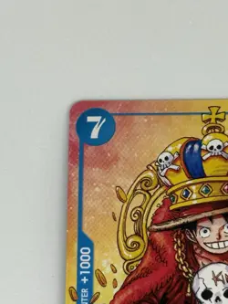 Monkey.D.Luffy 2nd Anniversary Stamped Promo P-043 - One Piece TCG - English LP - Image 2