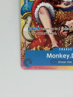 Monkey.D.Luffy 2nd Anniversary Stamped Promo P-043 - One Piece TCG - English LP - Image 4