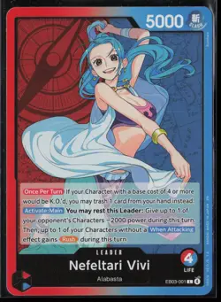 Nefeltari Vivi (001) EB03-001 One Piece Extra Booster: Heroines Edition NM - Image 1