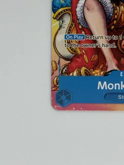 Monkey.D.Luffy 2nd Anniversary Stamped Promo P-043 - One Piece TCG - English LP - Image 4