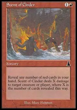 Scent of Cinder -Foil Medium Play MTG Urza's Destiny - Image 1