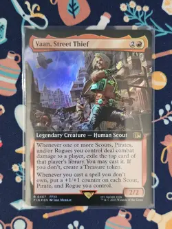 Vaan, Street Thief (Extended Art FOIL) R 0467 Final Fantasy MTG - Image 1