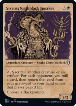 Sivriss, Nightmare Speaker (Showcase) -Foil Near Mint MTG - Image 1