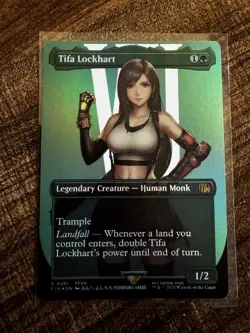 Tifa Lockhart (Borderless) 0391 -Foil Near Mint MTG Universes Beyond: FIN - Image 1