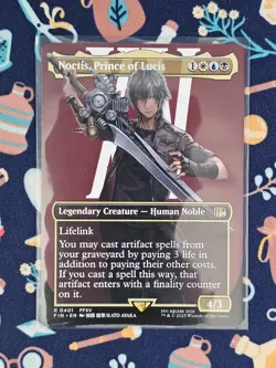 Magic MTG Final Fantasy Noctis, Prince of Lucis (Borderless) #0401 Regular NM - Image 1