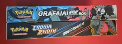 NEW SEALED Pokemon TCG Lot Crown Zenith Regidrago V Collection & Grafaiai EX Box - Image 5