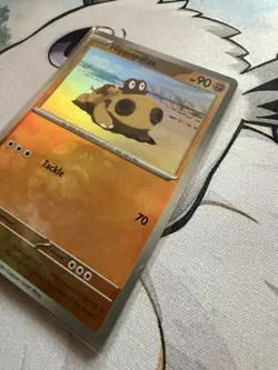 Pokemon TCG: Prismatic evolutions Hippopotas Master Ball holo 052/131 - Image 1