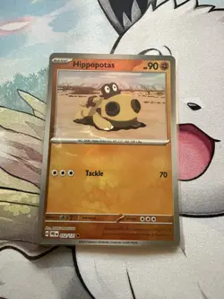 Pokemon TCG: Prismatic evolutions Hippopotas Master Ball holo 052/131 - Image 3