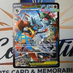 Mega Lucario EX SIR 179/132 2025 Pokemon Mega Evolution Holo NM - Image 1
