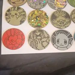 Nintendo Pokemon TCG Flip Coin Set 20 Yokohama Japan 2023 Pikachu Eevee - Image 5