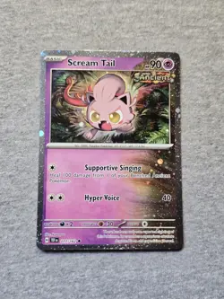 Scream Tail 077/162 SV05: Temporal Forces Cosmos Holo Pokemon TCG - Image 1