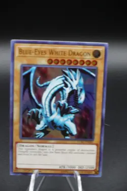Blue-Eyes White Dragon [1st Edition] LCKC-EN001YuGiOh Legendary Collection NM - Image 1