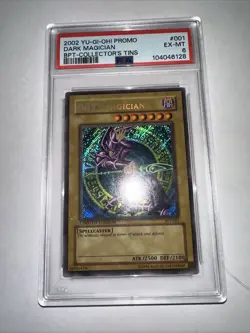 Yu-Gi-Oh! Dark Magician Collector's Tin Secret Rare Promo BPT-001 PSA 6 - Image 1