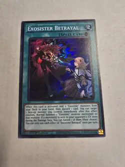 Yugioh - Exosister Betrayal Super Rare BPRO-EN066, Near Mint, 1st Edition - Image 1