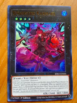 Yu-Gi-Oh! Exosister Karmael BPRO-EN044 Burst Protocol 1st Edition - Image 1