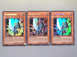 yugioh 3X Blade Knight CT1-EN002 Misprint Error Super Rare Picture LimitedVLP/NM - Image 3