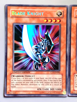 yugioh 3X Blade Knight CT1-EN002 Misprint Error Super Rare Picture LimitedVLP/NM - Image 4