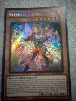 Yu-Gi-Oh! Elfnote Lucina 1st Edition Foil Spellcaster 2500 ATK 1800 DEF Unplayed - Image 1