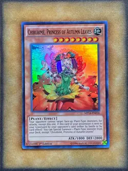 Yugioh Chirubime, Princess of Autumn Leaves MP14-EN216 Super Rare 1st Ed NM - Image 1