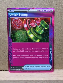 Unfair Stamp Ace Spec 165/167 Twilight Masquerade - Pokemon TCG - NM - Image 1