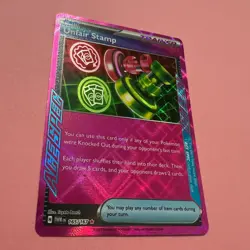 Unfair Stamp 165/167 NM Holo Ace Spec Twilight Masquerade SV06 Pokemon Card TCG - Image 3