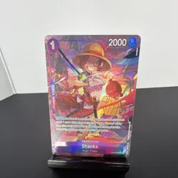 Namco Shanks OP13-065 Carrying On His Will Rare Alt Art Foil 2000 Power - Image 1