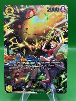 Zeus (SP) OP11-106 Adventure on Kami's Island Foil - Image 1