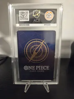 One Piece TCG | Trafalgar Law PRB02-002 Alternate Art One Piece Ace 10 GEM - Image 2