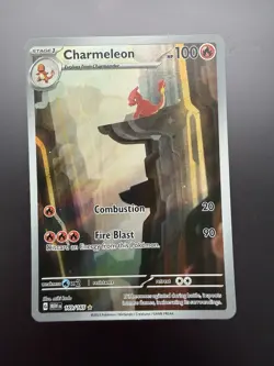 Charmeleon 169/165 Scarlet & Violet 151 Pokemon TCG Illustration Rare - NM / M - Image 1