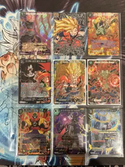 Dragon Ball Super Masters CCG Card Game SCR SPR SR Lot Of Cards DBZ Gogeta Goku - Image 1