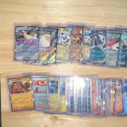 Lot Of 39 Random EX, Holofoil, & Reverse Holofoil Pokemon Cards - Image 1
