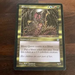 Magic the Gathering Sliver Queen Stronghold 1998 Reserved List Card - Image 1