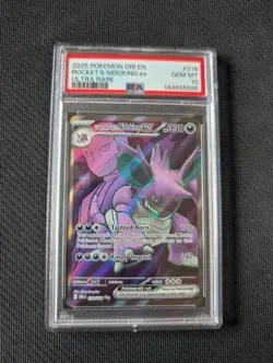 Team Rocket's Nidoking 216 PSA 10 Graded Pokemon Card - Image 1