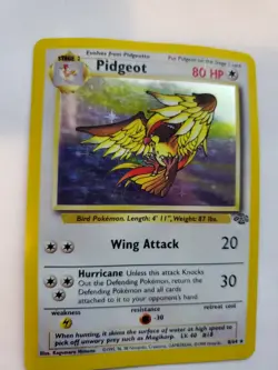 Pidgeot Jungle Set Holo Pokemon Card Base WOTC - Image 1