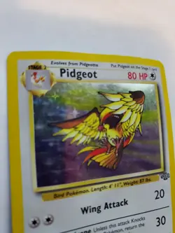 Pidgeot Jungle Set Holo Pokemon Card Base WOTC - Image 2