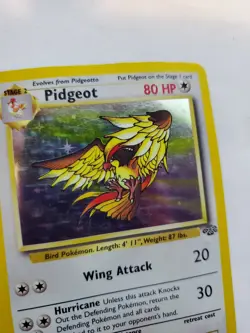 Pidgeot Jungle Set Holo Pokemon Card Base WOTC - Image 5