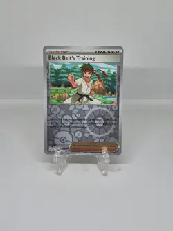 144/159 BLACK BELT'S TRAINING | REVERSE HOLO | JOURNEY TOGETHER POKEMON CARD - Image 1