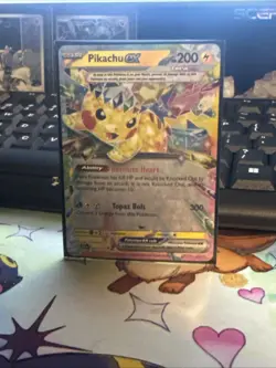 Pokemon TCG Pikachu EX Double Rare Holo Card 057/191 - Image 1
