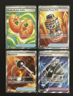 Pokemon Me: Full Art Trainer Item Card Lot - MEG PFL Ultra Rare - Image 1