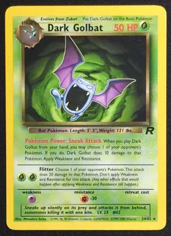 Dark Golbat 24/82 Team Rocket Pokemon Card - Image 1