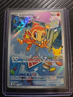 Pokemon 30th Anniversary Sinnoh Promo: Chimchar 041 Pokemon Card/NM - Image 1