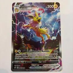 Pokemon TCG Jolteon VMAX SWSH184 JUMBO Promo Card – Special Collection NM - Image 1