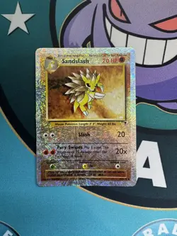 Pokemon Legendary Collection Reverse Holo Sandslash Card 62/110 - Image 1