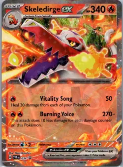 Skeledirge EX Scarlet & Violet Black Star Promo Pokemon Card SVP 034 (NM) - Image 1