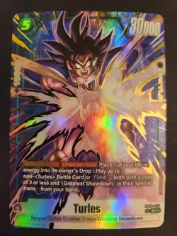 Turles FB08-059 Alternate Art Saiyan's Pride Dragon Ball English Card - Image 1