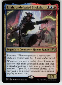 Lilah, Undefeated Slickshot R Outlaws of Thunder Junction 217 MTG - Image 1