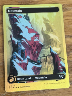 MTG Aetherdrift, Mountain 0515 - First Place Foil - Image 1